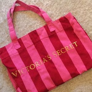 Very roomy Victoria secret striped bag